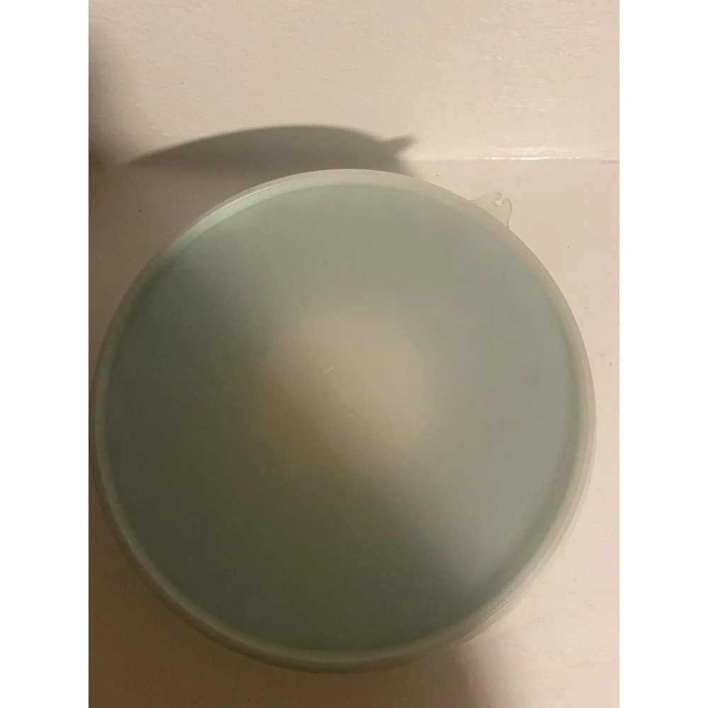 Vintage Tupperware Jello Mold Ice Ring Mint Green 3 Piece